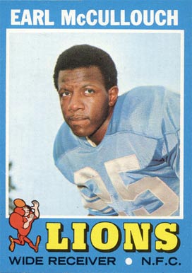 1971 Topps Earl McCullouch #127 Football Card