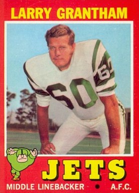 1971 Topps Larry Grantham #228 Football Card