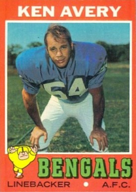 1971 Topps Ken Avery #22 Football Card