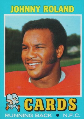 1971 Topps Johnny Roland #123 Football Card