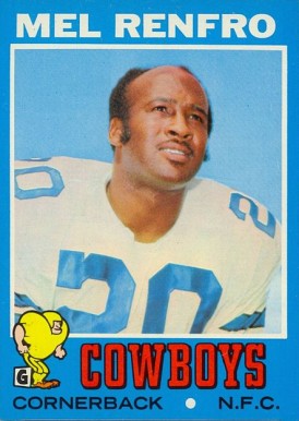 1971 Topps Mel Renfro #118 Football Card