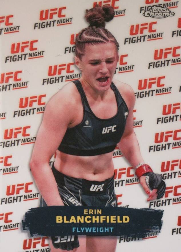 2024 Topps Chrome UFC UFC Fight Night Erin Blanchfield #UFN14 Other Sports Card