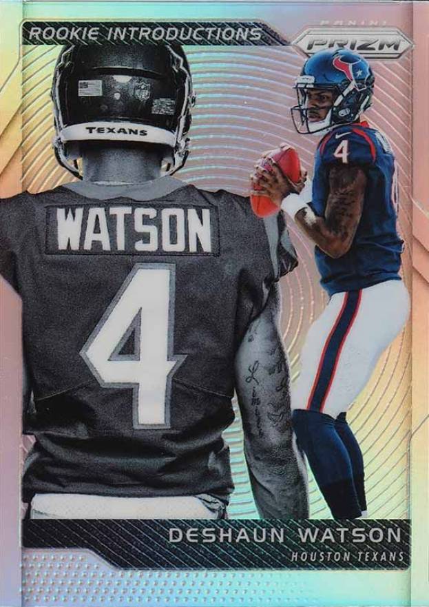 2017 Panini Prizm Rookie Introductions Deshaun Watson #13 Football Card