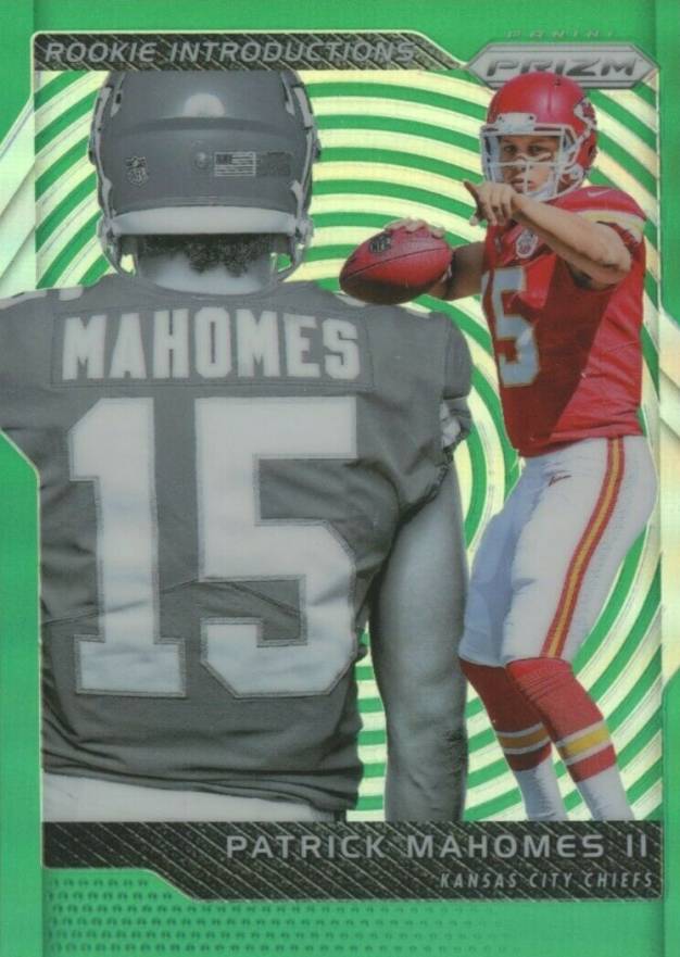 2017 Panini Prizm Rookie Introductions Patrick Mahomes II #2 Football Card