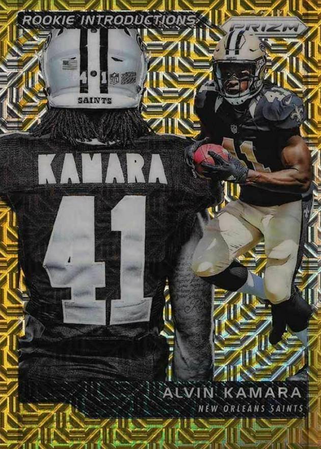 2017 Panini Prizm Rookie Introductions Alvin Kamara #17 Football Card