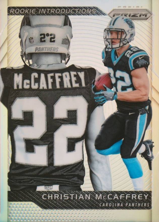 2017 Panini Prizm Rookie Introductions Christian McCaffrey #10 Football Card