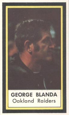 1971 Dell George Blanda # Football Card