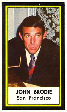 1971 Dell John Brodie # Football Card