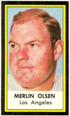 1971 Dell Merlin Olsen # Football Card