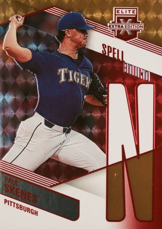 2023 Panini Elite Extra Edition Spellbound Paul Skenes #SP4 Baseball Card