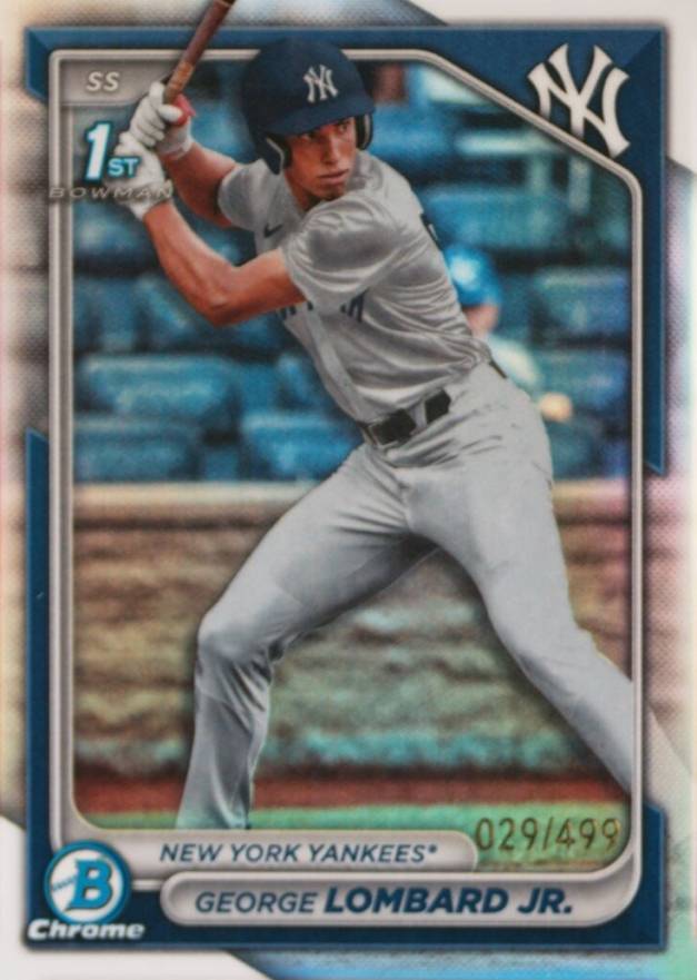 2024 Bowman Chrome Prospects George Lombard Jr. #BCP79 Baseball Card