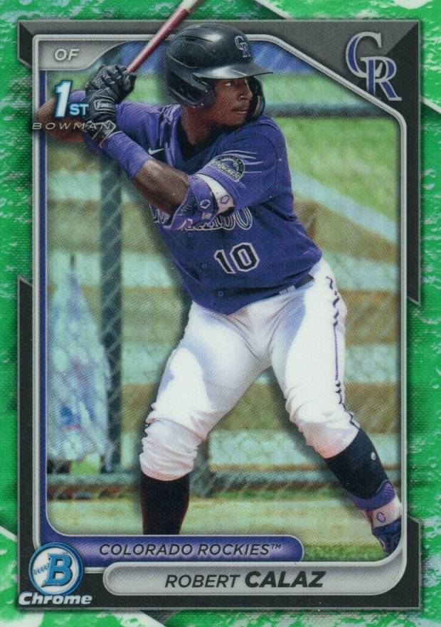 2024 Bowman Chrome Prospects Robert Calaz #BCP131 Baseball Card