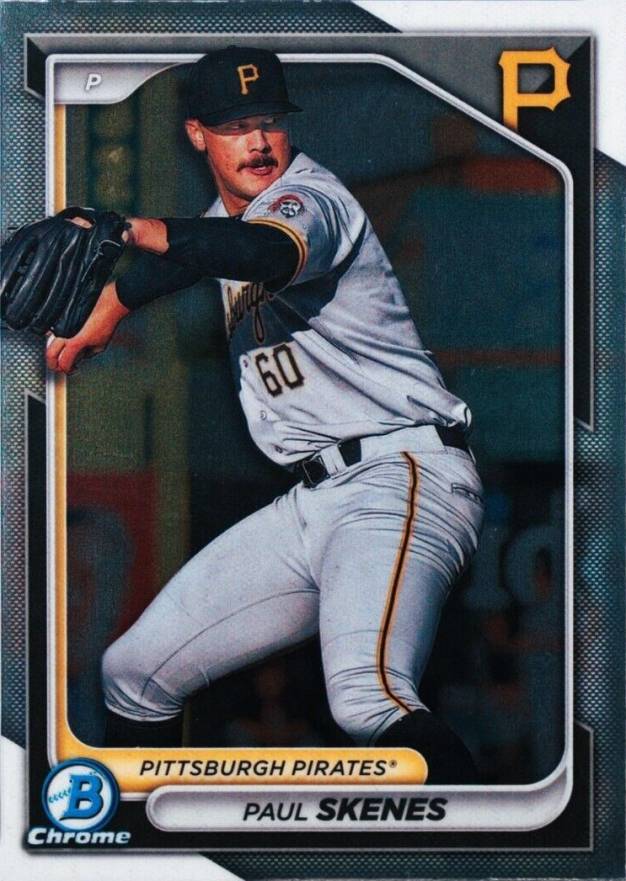 2024 Bowman Chrome Prospects Paul Skenes #BCP125 Baseball Card