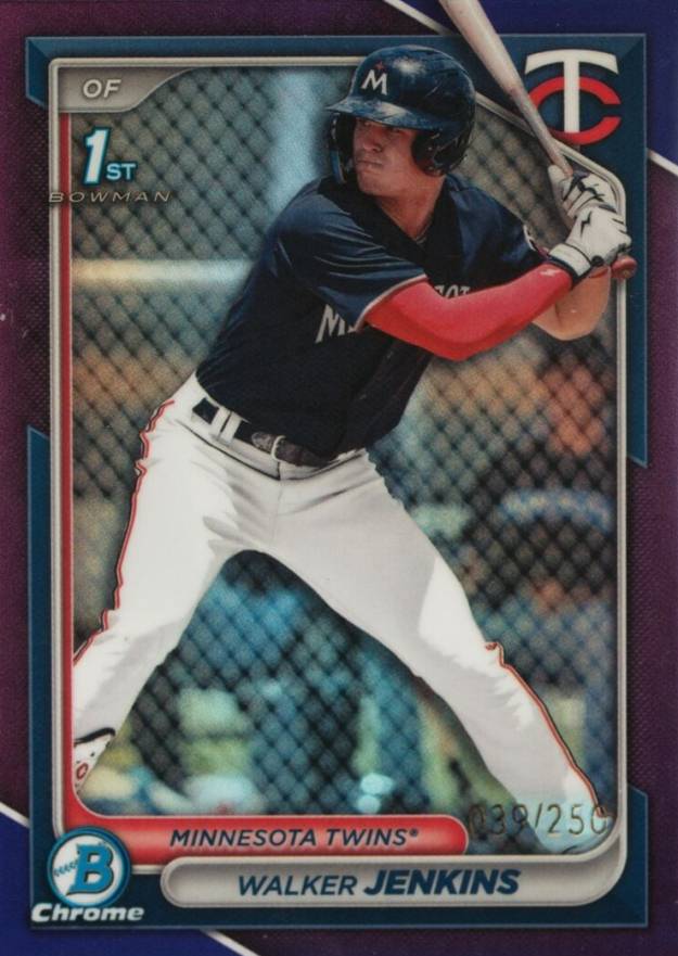 2024 Bowman Chrome Prospects Walker Jenkins #BCP43 Baseball Card