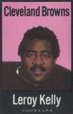 1972 NFLPA Iron Ons Leroy Kelly # Football Card