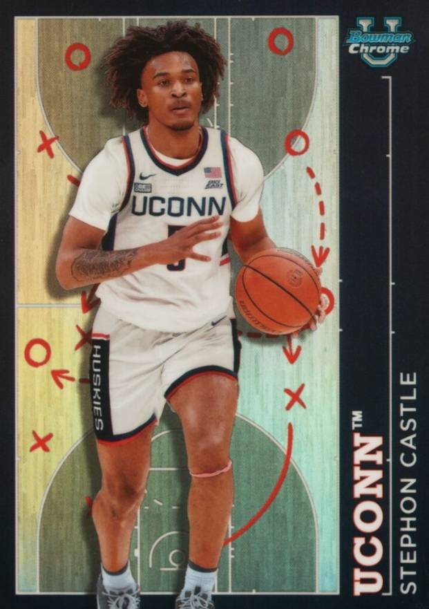 2023 Bowman University Chrome Prodigal Playmakers Stephon Castle #PP8 Basketball Card