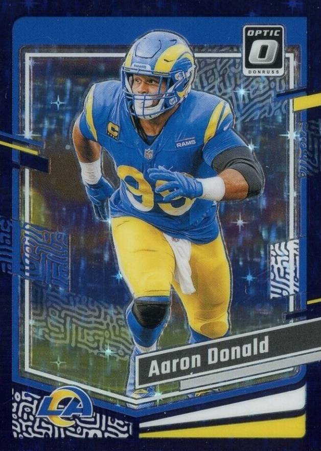 2023 Panini Donruss Optic Aaron Donald #108 Football Card