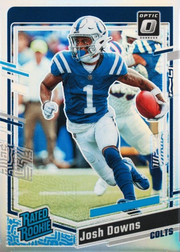 2023 Panini Donruss Optic Josh Downs #248 Football Card