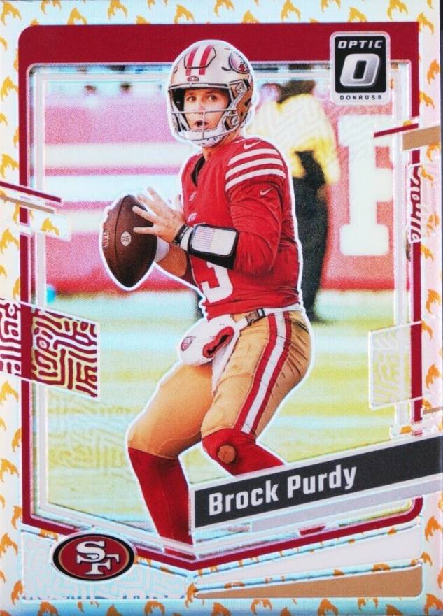 2023 Panini Donruss Optic Brock Purdy #168 Football Card