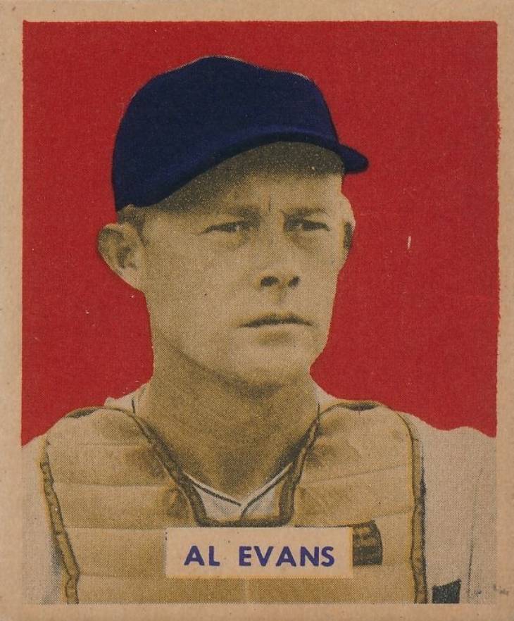 1949 Bowman Al Evans #132 Baseball Card