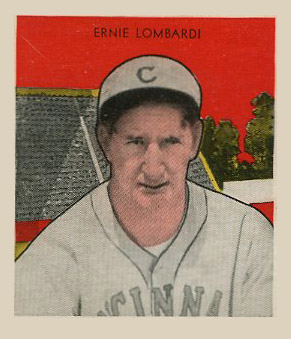 1933 Tattoo Orbit Ernie Lombardi # Baseball Card