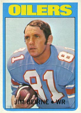 1972 Topps Jim Beirne #313 Football Card