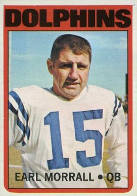 1972 Topps Earl Morrall #308 Football Card