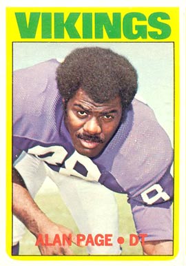 1972 Topps Alan Page #300 Football Card