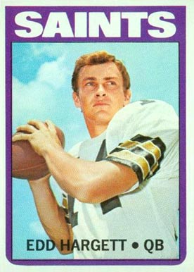 1972 Topps Edd Hargett #191 Football Card