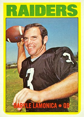 1972 Topps Daryle Lamonica #169 Football Card