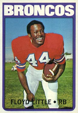 1972 Topps Floyd Little #50 Football Card