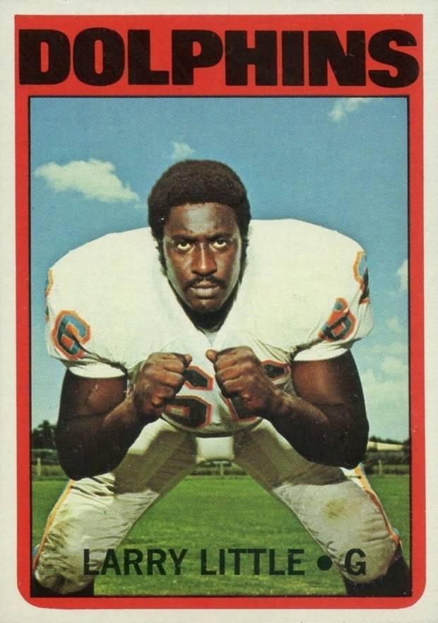 1972 Topps Larry Little #240 Football Card