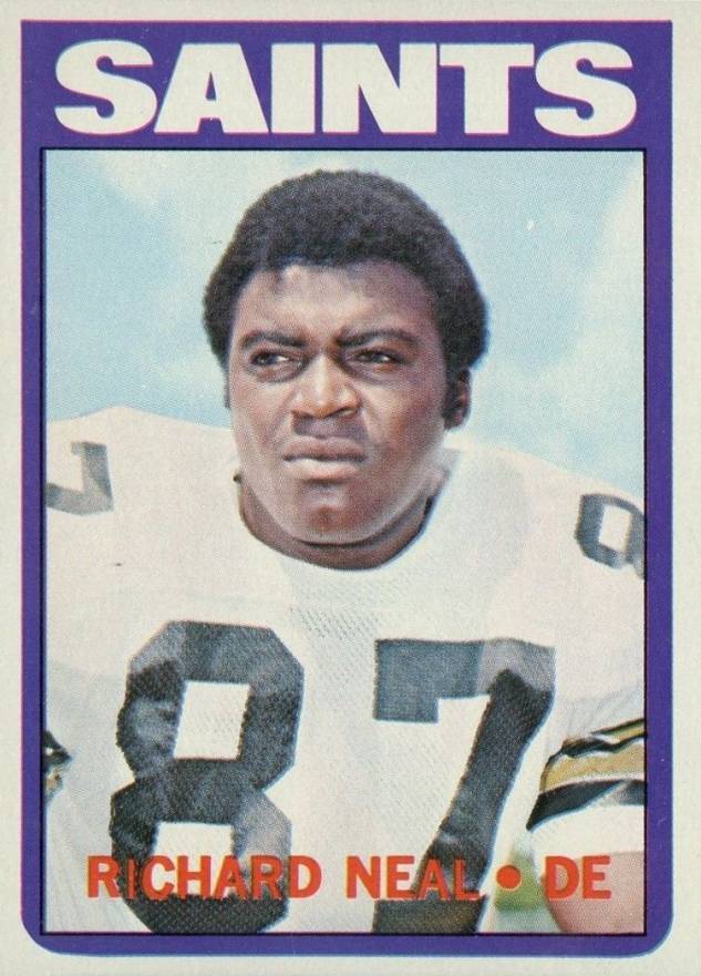 1972 Topps Richard Neal #87 Football Card