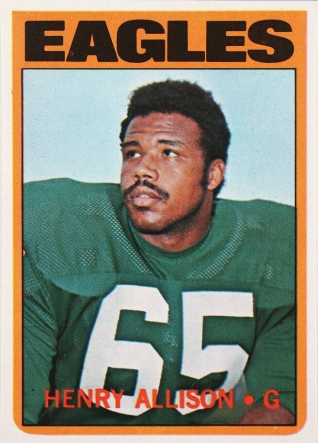 1972 Topps Henry Allison #73 Football Card