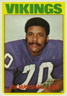 1972 Topps Jim Marshall #336 Football Card