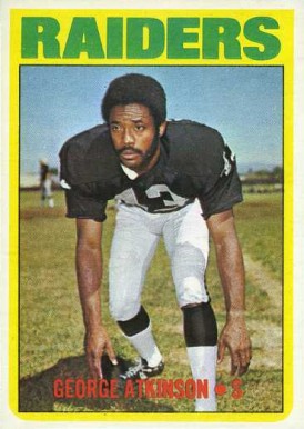 1972 Topps George Atkinson #323 Football Card