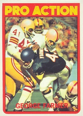 1972 Topps George Farmer #252 Football Card