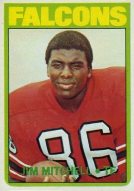 1972 Topps Jim Mitchell #227 Football Card