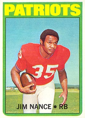 1972 Topps Jim Nance #183 Football Card