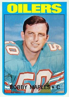 1972 Topps Bobby Maples #52 Football Card