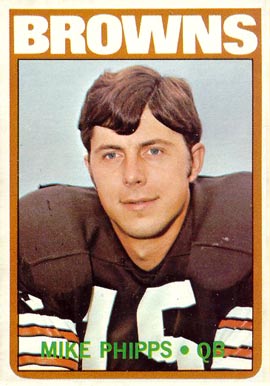 1972 Topps Mike Phipps #96 Football Card