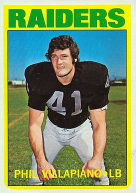 1972 Topps Phil Villapiano #108 Football Card