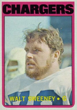 1972 Topps Walt Sweeney #63 Football Card