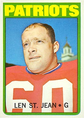 1972 Topps Len St. Jean #23 Football Card