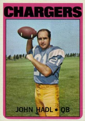 1972 Topps John Hadl #15 Football Card