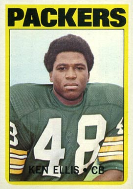 1972 Topps Ken Ellis #12 Football Card