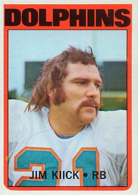 1972 Topps Jim Kiick #9 Football Card