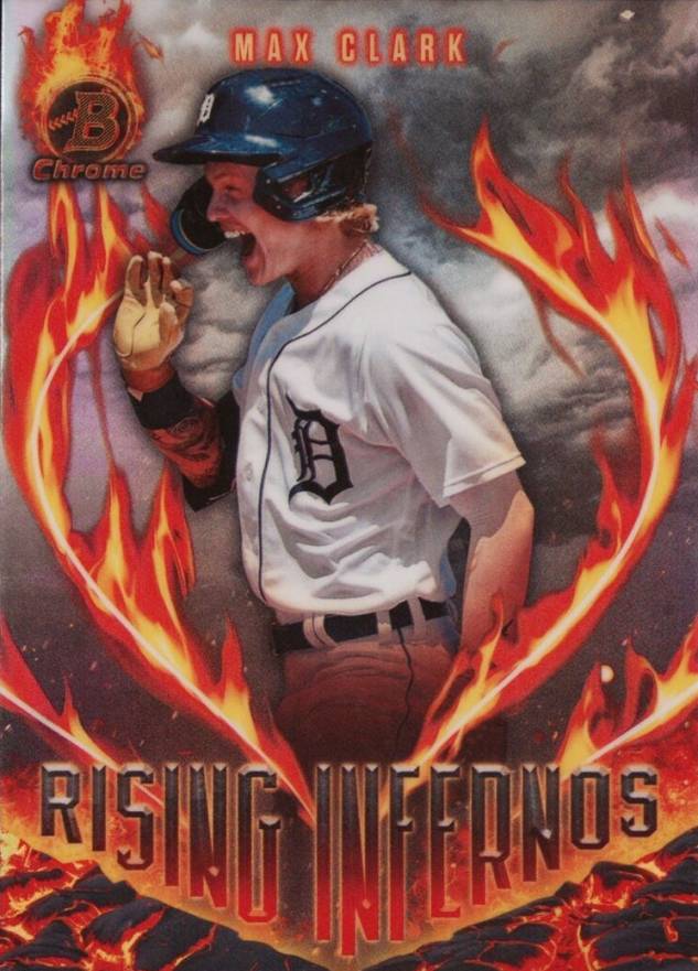 2024 Bowman Rising Infernos Max Clark #RI8 Baseball Card