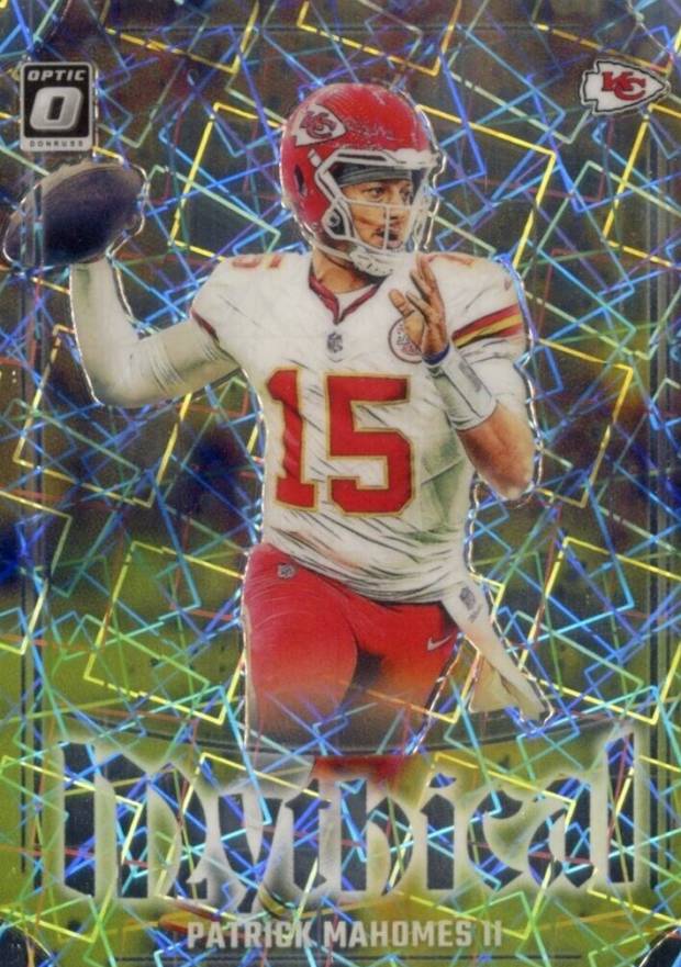 2023 Panini Donruss Optic Mythical Patrick Mahomes II #3 Football Card