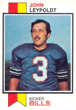 1973 Topps John Leypoldt #206 Football Card